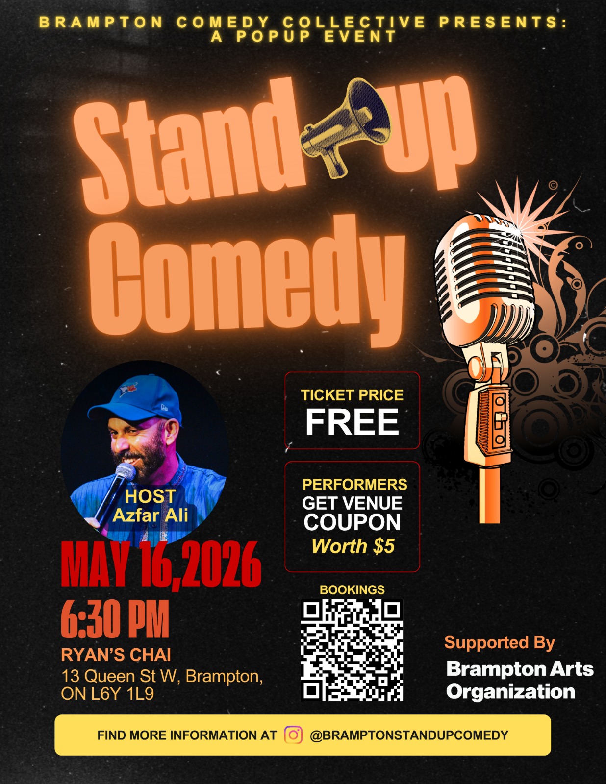 Brampton English Stand Up Comedy New Voices
